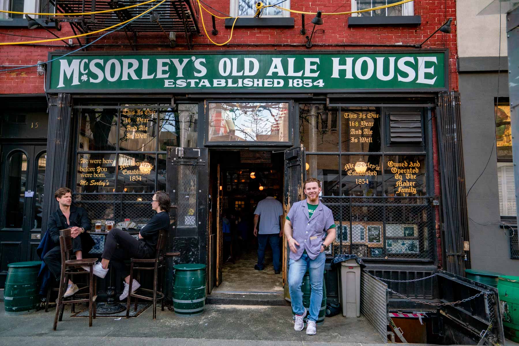 McSorley’s NYC, Best irish pubs in New York City