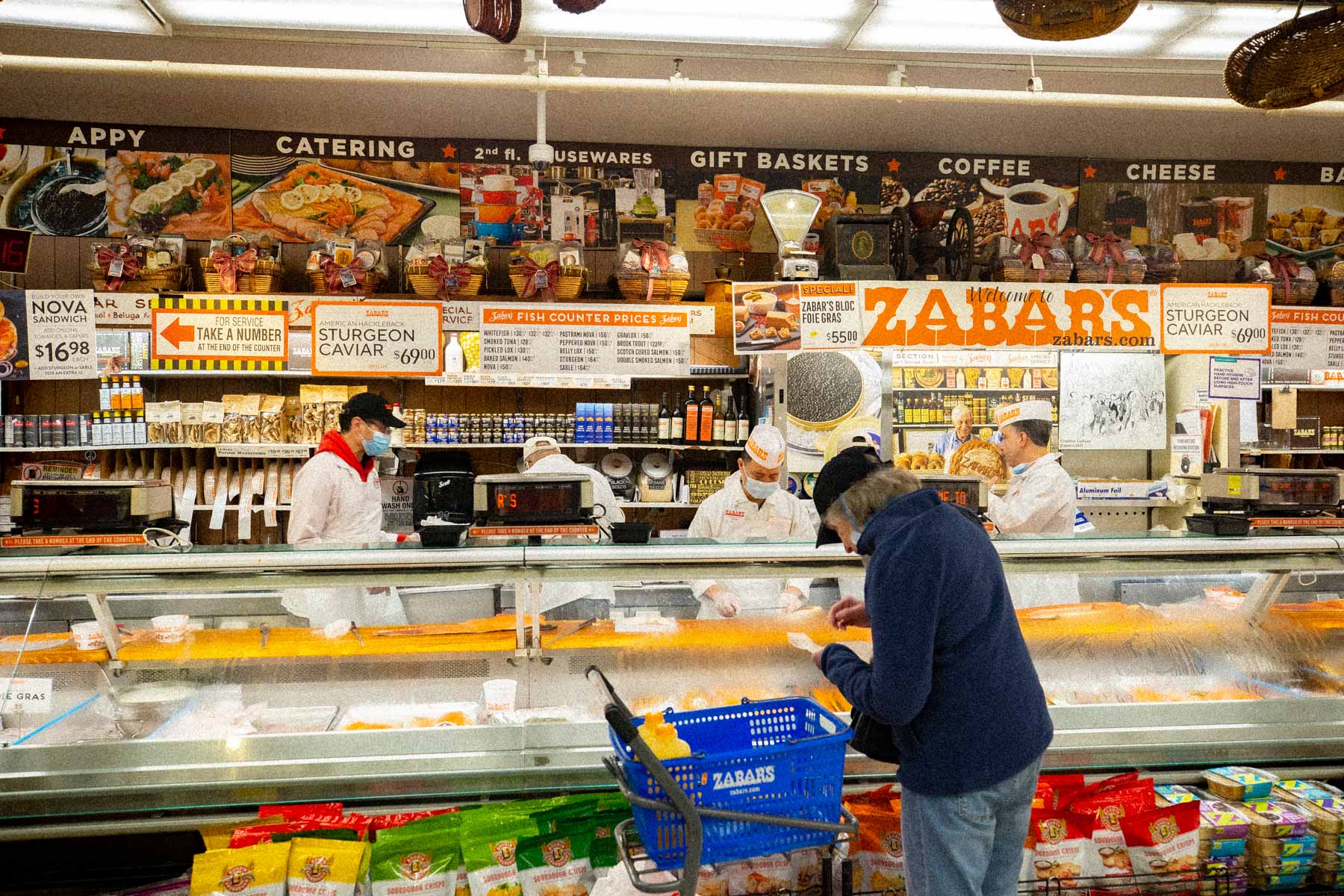 Zabar's UWS, best black and white cookies NYC