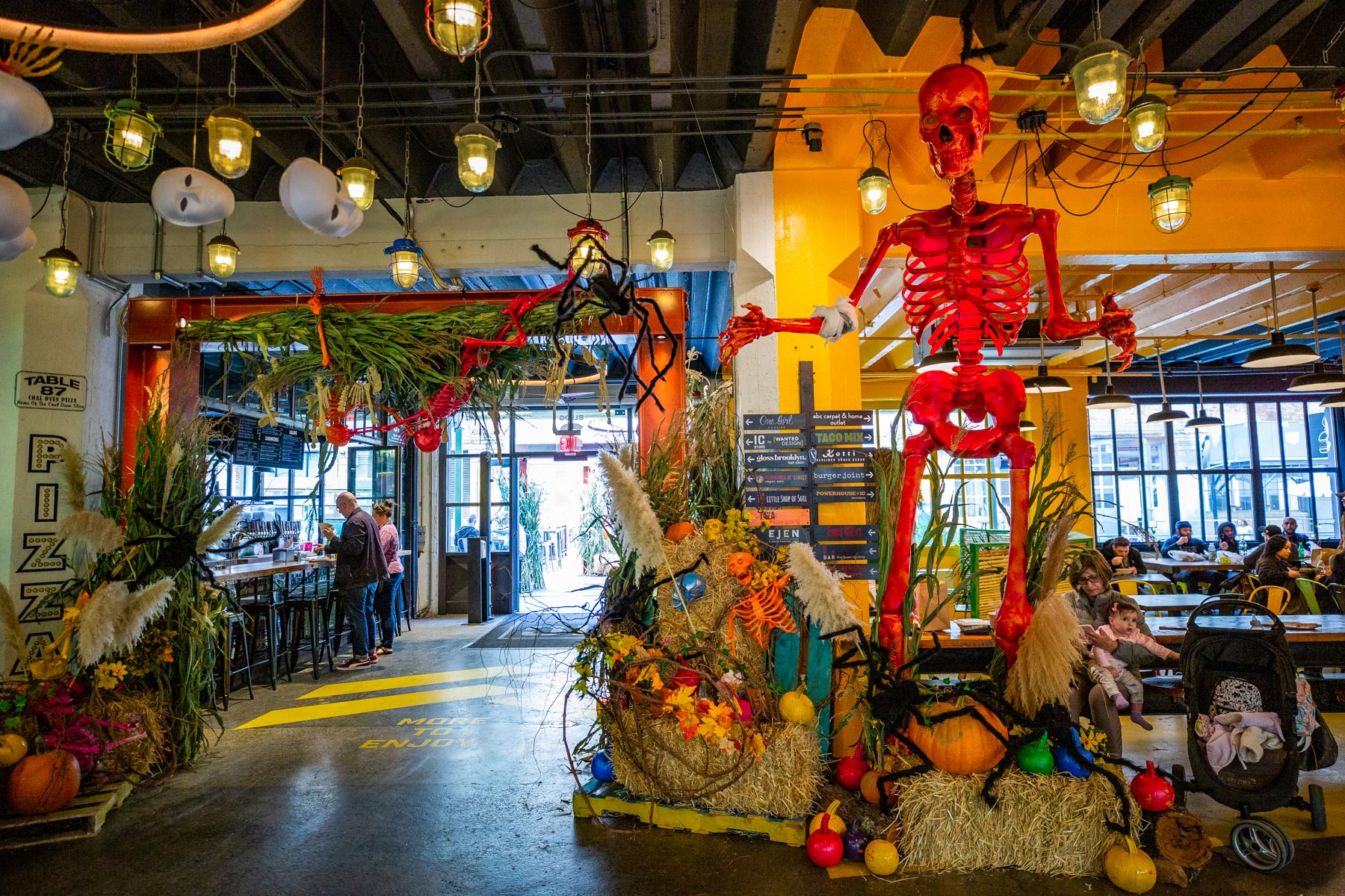 Industry City Halloween Decorations, Best halloween bars NYC Industry City Halloween Decorations, Best halloween bars NYC