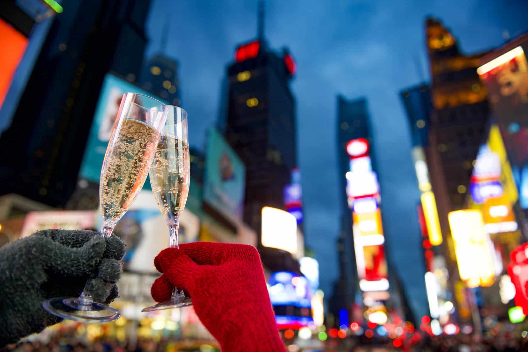 Celebrating New Years Eve in New York City