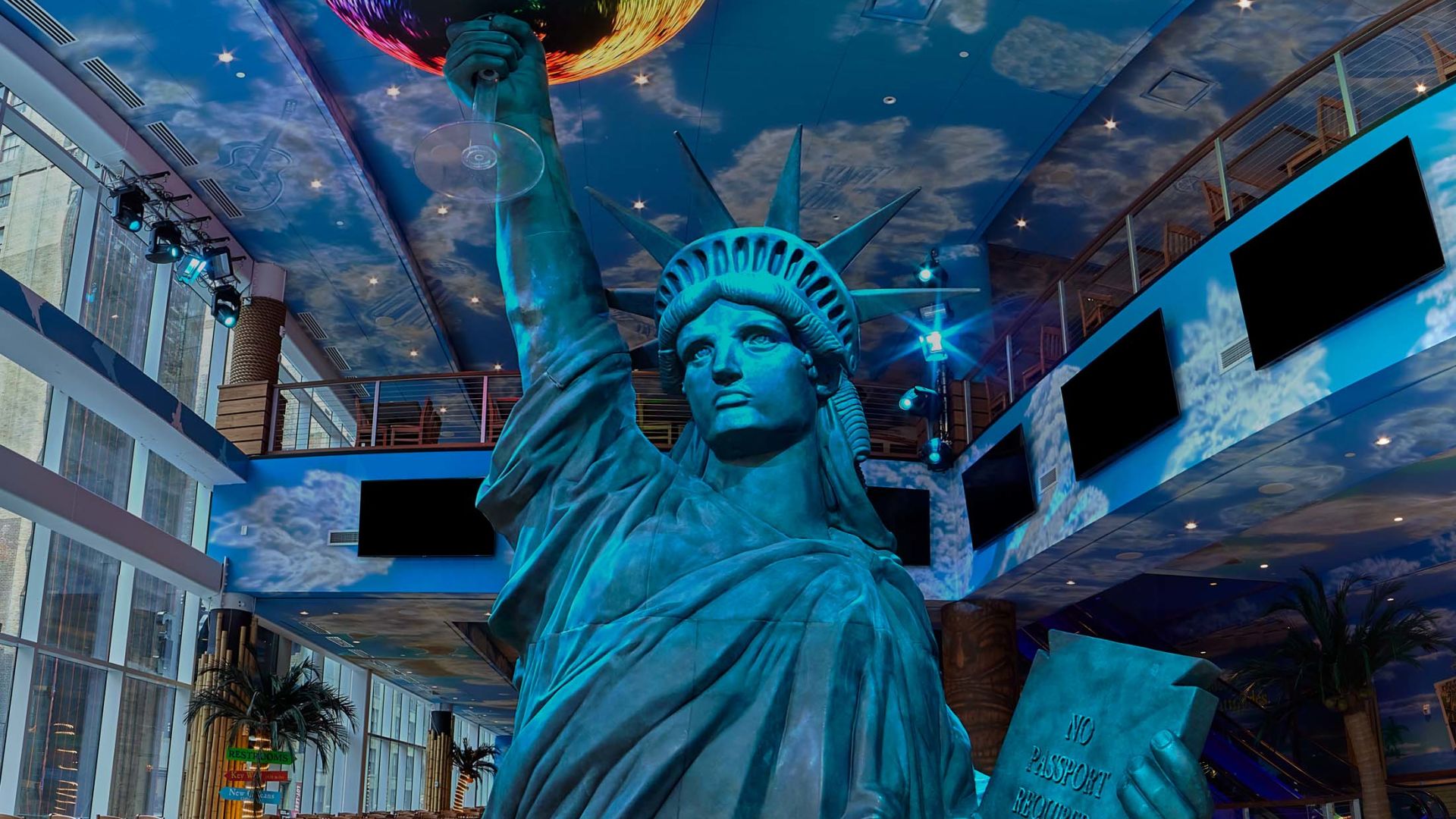 Margaritaville Statue of Liberty best happy hour Times Square