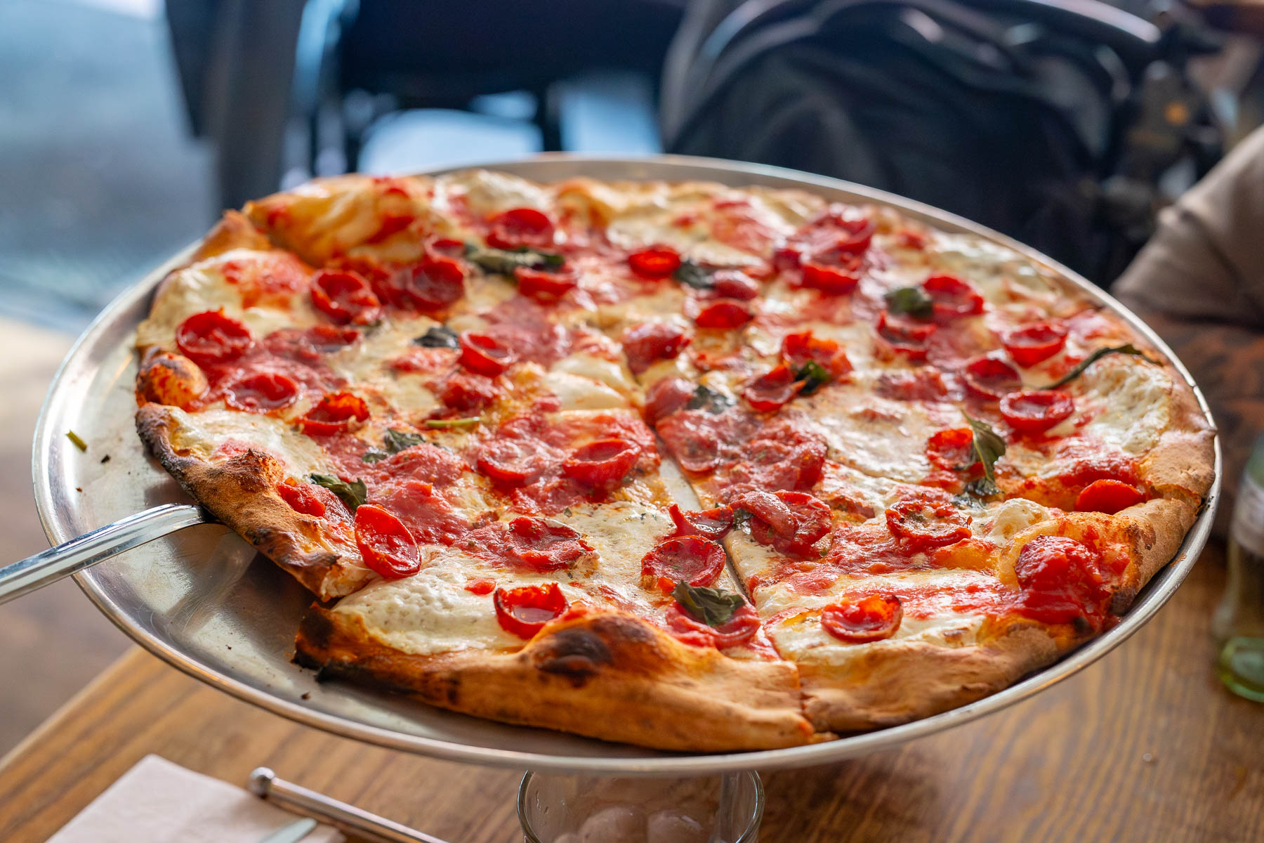 Juliana's pepperoni pizza DUMBO, Brooklyn best pizza in New York City
