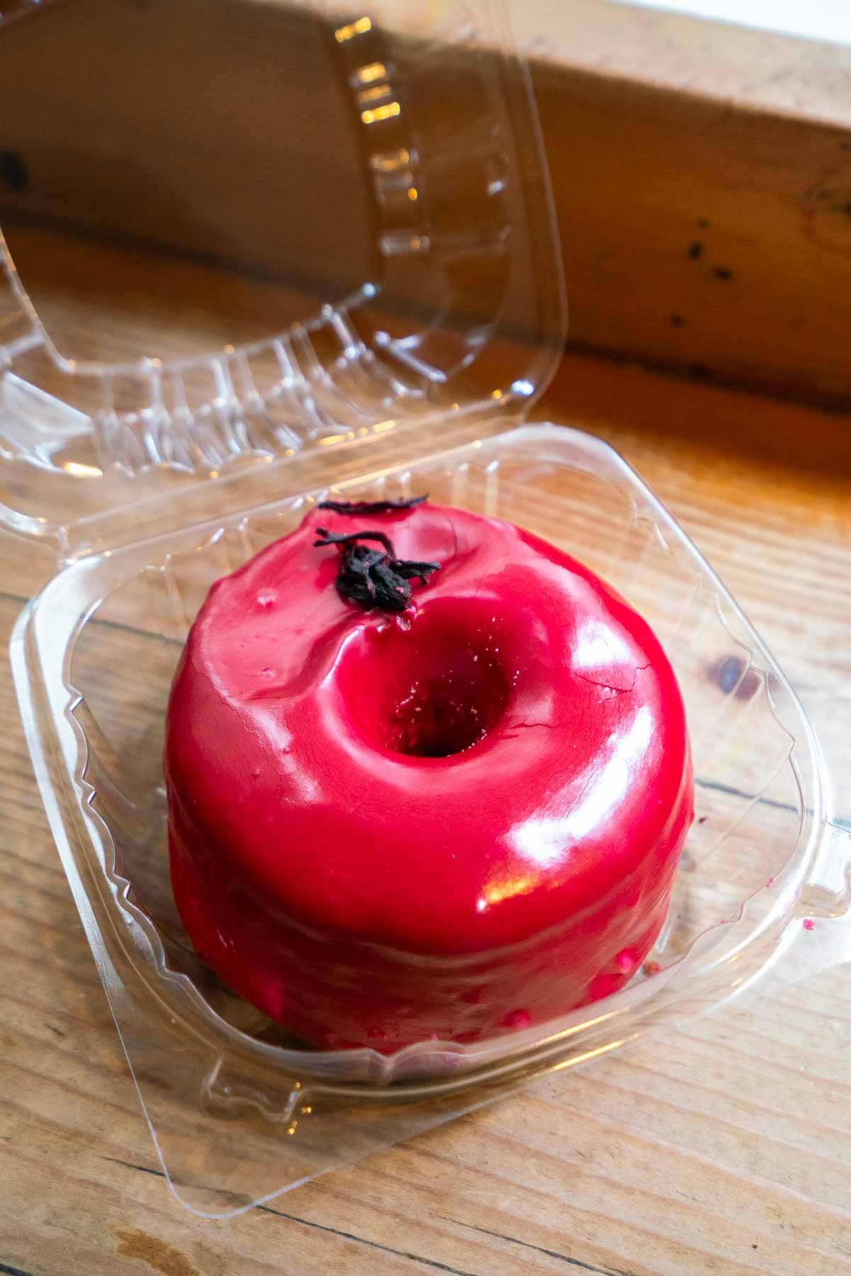 Hibiscus Donut from Dough Doughnuts