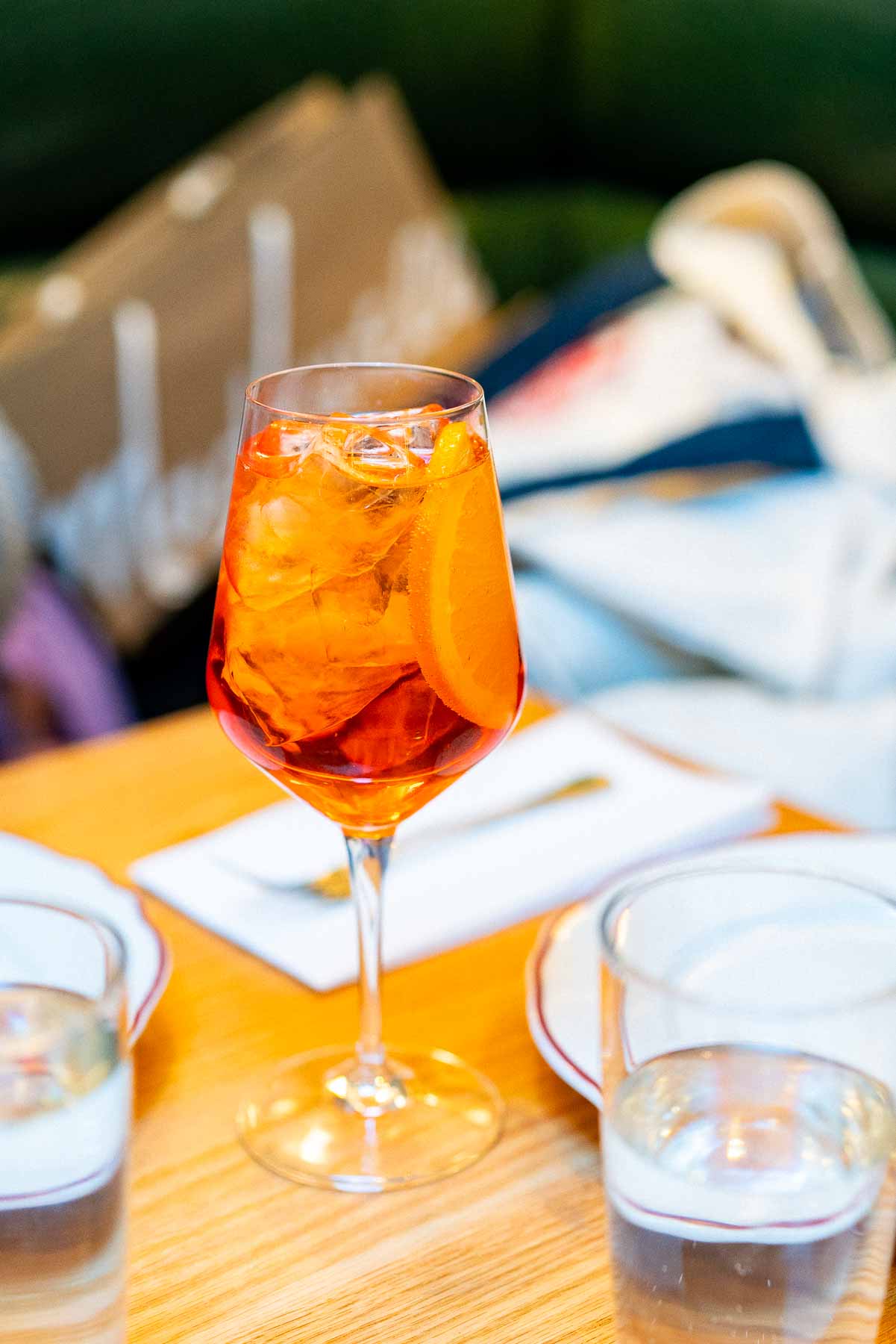 Parm happy hour Aperol Spritz